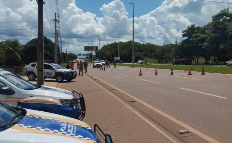 Operação em Palmas resulta em mais de 200 abordagens e apreensão de 60 veículos no fim de semana
