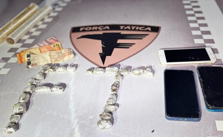 Operação da PM prende homem com 25 porções de maconha em Novo Acordo