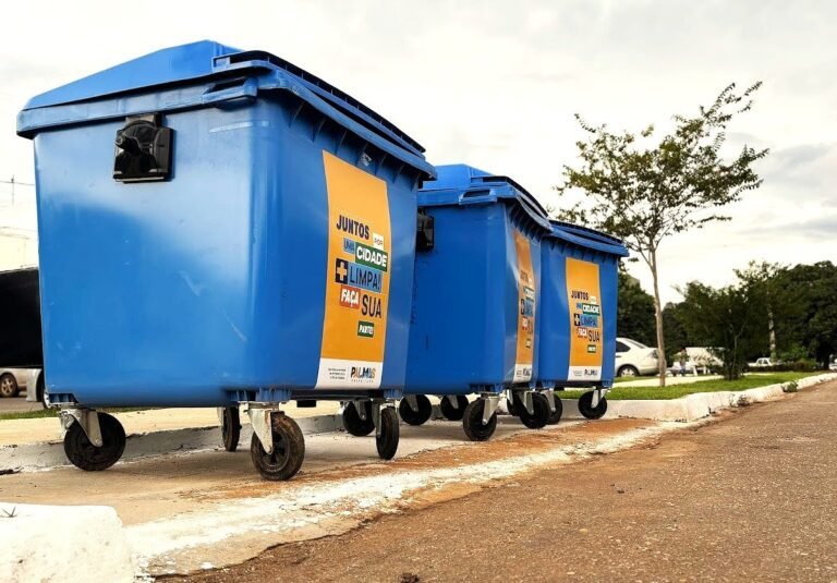 Palmas adota recuos para lixeiras em locais estratégicos da capital