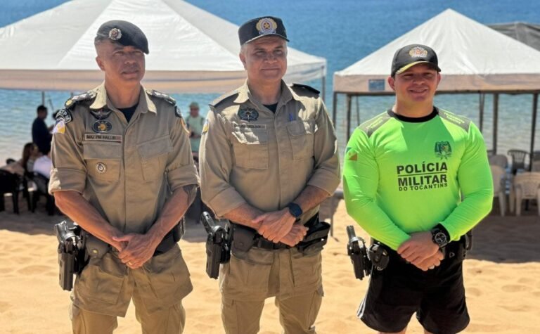 PMTO marca presença na inauguração oficial da Praia do Funil em Miracema do Tocantins