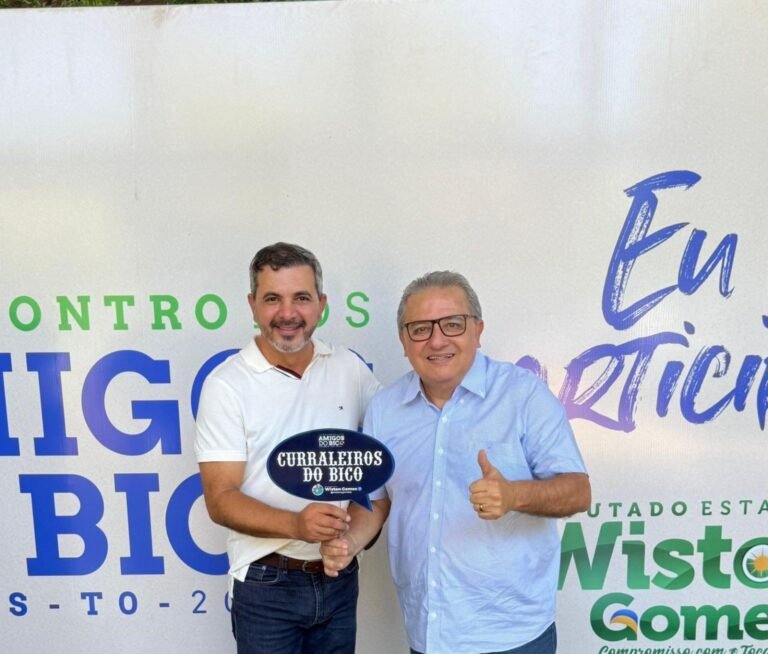 Wiston Gomes anuncia apoio a Jair Farias para deputado federal durante IV Encontro dos Amigos do Bico, em Palmas