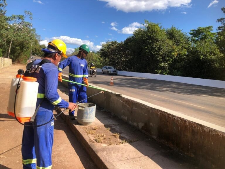 Obras de recuperação da ponte na Avenida Teotônio Segurado chegam à fase final