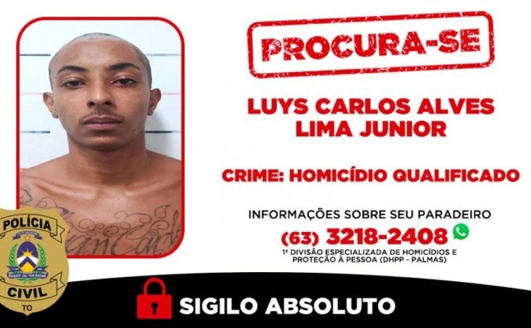 Polícia Civil prende acusado de homicídio no Vale do Sol em Palmas; segundo suspeito continua foragido